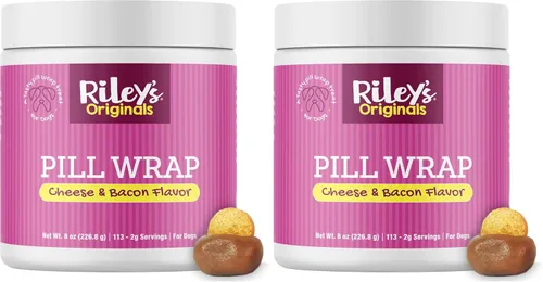Vista 10 de Bolsillo Pastillero de Riley para Perros - Pasta de Píldoras Sabrosa con Sabor a Queso y Tocino para Perros - Envuelve Píldoras, Cápsulas, Tabletas
