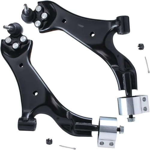 Vista 103 de Detroit Axle - Kit de suspensión frontal de 10 piezas para Chevy Trailblazer EXT GMC Envoy XL XUV Buick Rainier Isuzu Ascender Olds Bravada, brazos