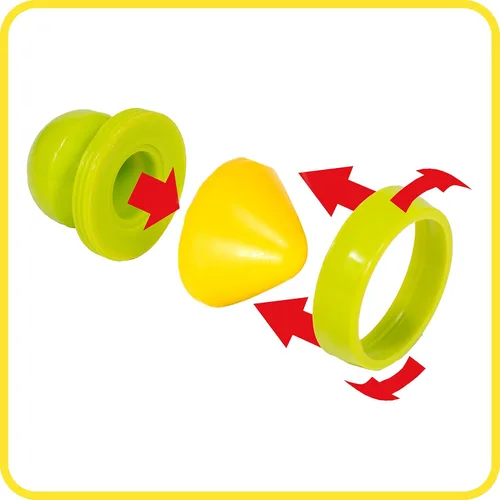 Vista 3 de READY 2 LEARN Recargas de crayones de agarre fácil - 6 colores - A partir de 18 meses - Crayones no tóxicos para niños pequeños - Los mangos se