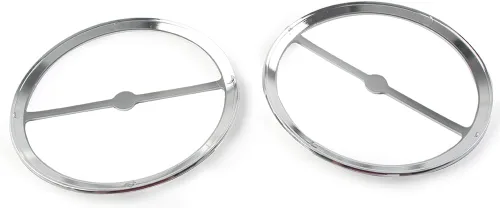 Vista 6 de GZYF Cubierta de anillo para altavoz de motocicleta izquierdo y derecho, cubierta de parrilla para Harley Electra Glide, Street Glide, Ultra