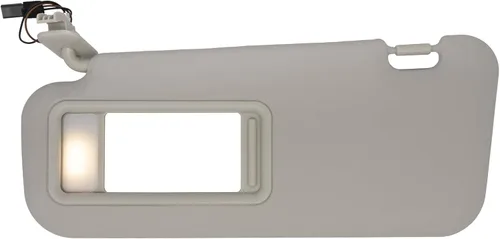 Vista 7 de NHILES Visera solar para el lado izquierdo del conductor y del pasajero derecho compatible con Mazda 3 2010 2011 2012 2013 con luz, BBM2-69-320C-75