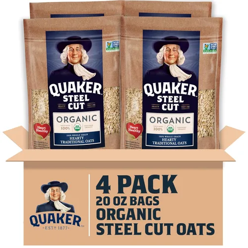 Vista 15 de Quaker - Avena Gluten Free Old Fashioned Rolled (sin gluten), Non GMO Project Verified (verificada como alimento no transgénico), bolsas resellables