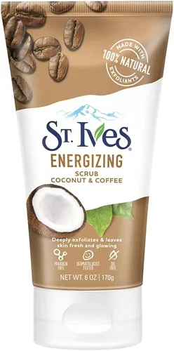 St. Ives Exfoliante de coco y café energizante 6 onzas