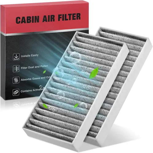 Vista 10 de BDFHYK 2 filtros de aire de cabina CF10136 con carbón activado compatibles con Chevy Uplander 2005-2009, Venture 2001-2005, compatibles con Buick