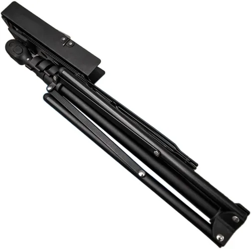 Vista 2 de Paititi Soporte de música plegable resistente y duradero con bolsa de transporte, color negro