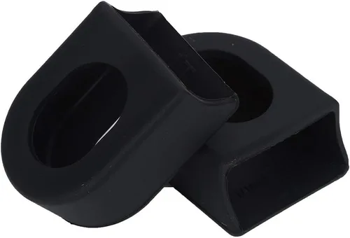 Tbest Juego de 2 botas de manivela para bicicleta, funda de silicona, funda protectora de manivela para bicicleta (paquete de 2)