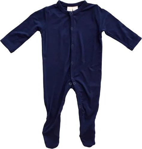 Vista 5 de KYTE BABY Mameluco unisex, rayón hecho de bambú, cierre a presión, 0-24 meses Rosa (Blush)