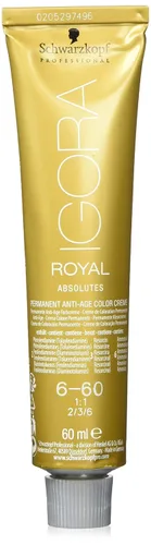 Vista 2 de Schwarzkopf Professional Igora Royal Absolutes - Coloración para el cabello, 6-50, rubio oscuro dorado natural, 2.1 onzas