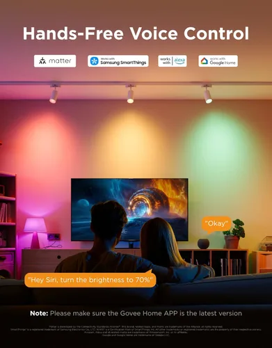Vista 5 de Govee Bombilla LED E12, bombillas inteligentes que funcionan con materia, Alexa, Google Assistant, bombillas WiFi para candelabros equivalentes a 40
