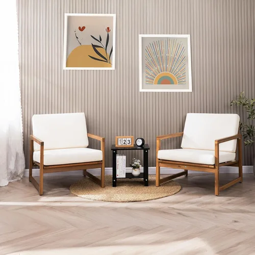 Vista 9 de VICTORY RELAX Mesa de acento Adirondack negra para exteriores – Mesa auxiliar de madera de acacia resistente a la intemperie con almacenamiento