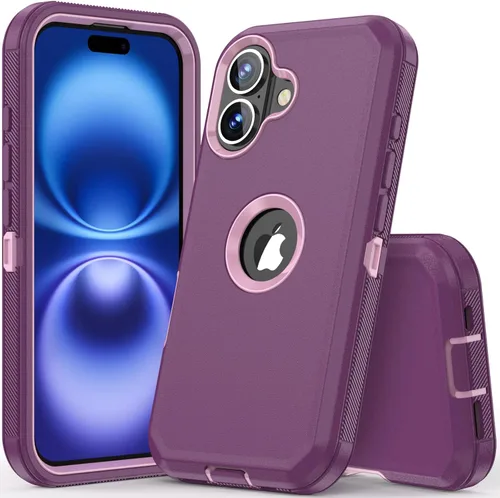 Vista 28 de COOYA Funda para iPhone Air de Protección Completa del Cuerpo contra Caídas, Funda Resistente a Prueba de Golpes de 3 Capas, Híbrida de Servicio