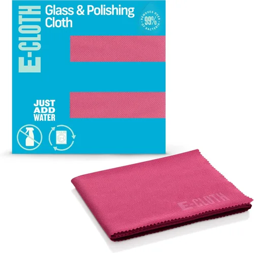 Vista 26 de E-Cloth - Paños para vidrio y pulido, limpiador de vidrio de microfibra premium, ideal para ventanas, vidrio y espejos, lavable y reutilizable