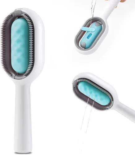 Cepillo de agua para gatos y perros, cepillo de baño 4 en 1, cepillo de limpieza 2 en 1, peine húmedo para gatos, peine para eliminar el pelo de