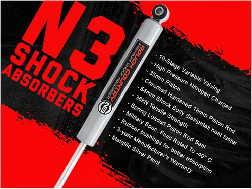 Vista 2 de Rough Country 0-3.5" N3 Rear Shocks for 09-24 Ford F-150-23209_C