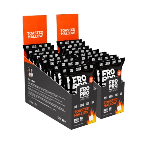 Vista 38 de FROPRO Barras de proteína vegetal – Barras de proteínas a base de plantas, totalmente naturales, sin gluten, lácteos y soja, barras altas