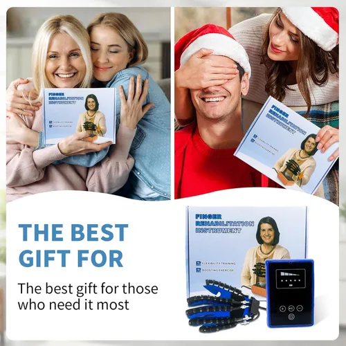 Vista 10 de Hand Rehabilitation Equipment, Therapy Gloves for Stroke Hand Recovery Device, Robotic Rehab Glove for Finger Training, Adjustable Strength Hands