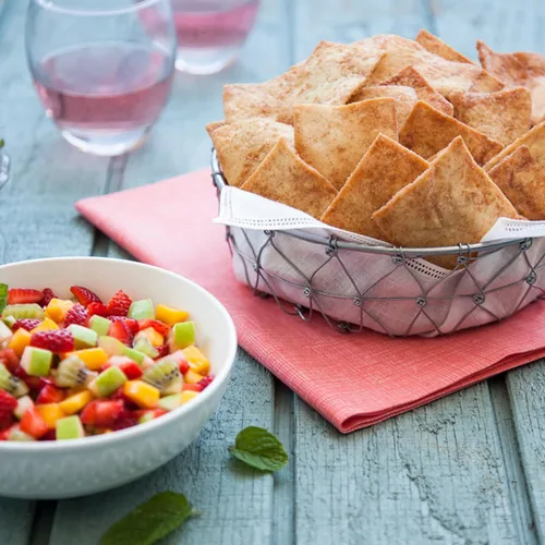 Vista 7 de Stacy’s Chips de pita, azúcar y canela, sin colores ni sabores artificiales, bolsa de 7,33 oz