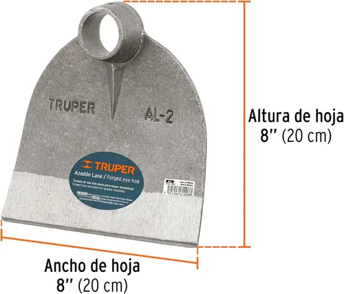 Vista 3 de TRUPER AL-2 Azadas de Ojo Redondo 1.7 Lb (0.77 Kg)