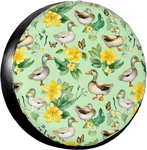 Vista 25 de Cubierta absorbente para neumáticos de repuesto para atardecer, protectores de ruedas, a prueba de polvo, para remolque, caravana, arena, muchos