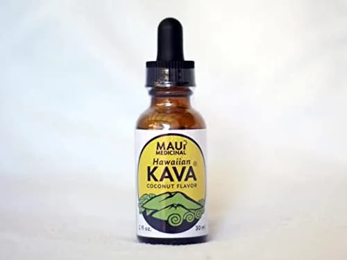 Extracto de raíz de kava 1oz con sabor a coco