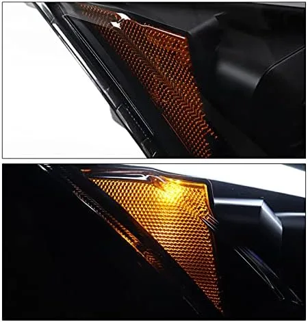 Vista 8 de Faros delanteros LED de señal secuencial color negro/humo compatible con G37 2010-2013 / 2011-2012 G25 Sedan