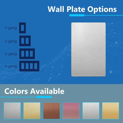 Vista 5 de LIDER Placa de pared de metal sin tornillos en blanco, resistente a la temperatura y a los impactos, acero inoxidable 304, mejora de decoración