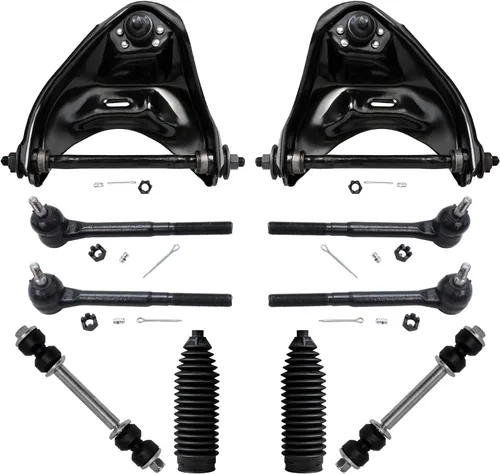 Vista 60 de Detroit Axle - Kit de suspensión delantera de 10 piezas para Chevrolet Trailblazer GMC Envoy 2004-2007 2005 2006 Soportes de brazo de control