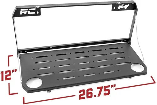 Vista 2 de Mesa trasera plegable Rough Country para Jeep Wrangler JL/Unlimited (2018-2024)