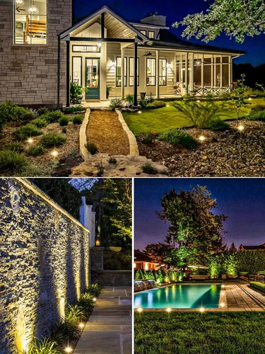 Vista 6 de ZUCKEO - Luces de paisaje de bajo voltaje LED, 3 W, 12 V-24 V, luces de tierra IP67, impermeables, de bajo voltaje, iluminación de paisaje