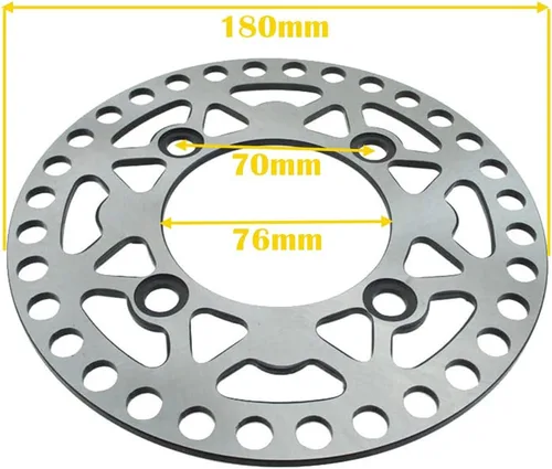 Rotor de disco de freno de 7.087 in para 50cc 70cc 90cc 110cc 125cc 140cc 150cc hecho en chino Pit Dirt Bikes SSR Stomp Demon X WPB Orion M2R Bastos