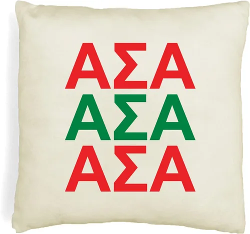 Vista 38 de sockprints Alpha Chi Omega - Funda de almohada con letras griegas de 18 x 18 pulgadas, fundas de almohada para hermandad de hermandad, almohada