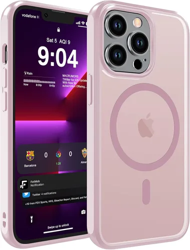 Vista 43 de WRJ Funda magnética mate para iPhone Air de 6.5 pulgadas, [compatible con Magsafe] [protección contra caídas de grado militar], delgada Negro