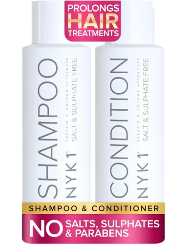 SALT SULFATE FREE Champú y acondicionador para cabello teñido (2 x 17 onzas líquidas) Champú para cabello teñido y acondicionador - Champú y