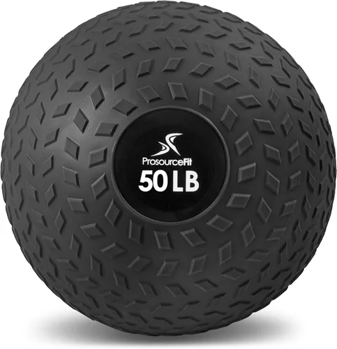 Vista 24 de ProsourceFit Slam Medicine Balls 5, 10, 15, 20, 25, 30, 50lbs Smooth and Tread Textured Grip Dead Weight Balls for Strength and Conditioning