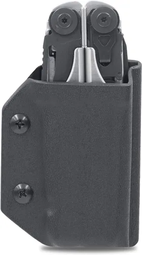 Vista 4 de Clip & Carry Kydex - Funda multiherramienta para The Leatherman Surge, fabricada en Estados Unidos, funda para múltiples herramientas, color negro