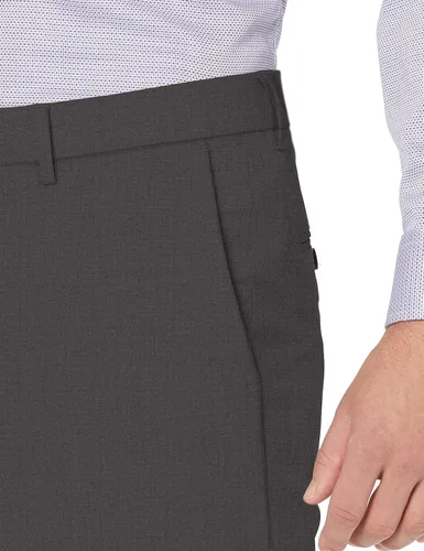 Vista 3 de J.M. Haggar Men's 4-Way Stretch Straight Fit Flat Front Dress Pant