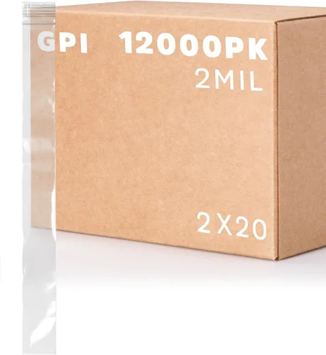 Vista 45 de Bolsas con cremallera de 2 x 8 pulgadas de largo, paquete de 100 bolsas de plástico transparente con cierre con cremallera, 2 mil de grosor, bolsas