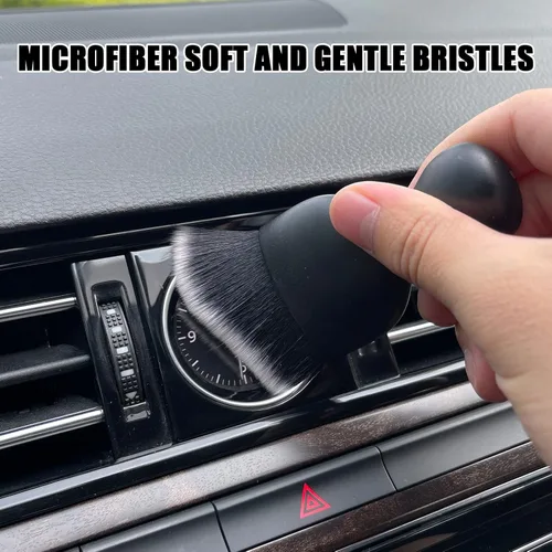 Vista 3 de Cepillo para detallar el interior del automóvil, ultra suave, antiarañazos, herramienta de limpieza interior del automóvil para paneles de limpieza