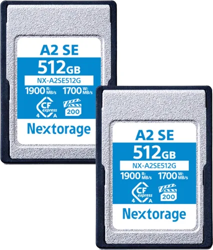 Vista 14 de Nextorage Japan CFexpress 4.0 Type A 256GB 2-Pack Memory Card Sony Camera