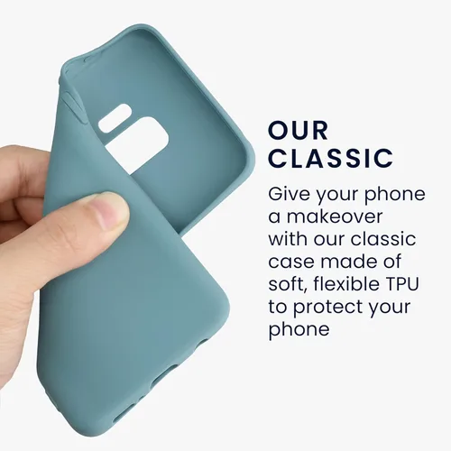 Vista 3 de kwmobile Funda compatible con Samsung Galaxy S9 - Funda protectora de silicona TPU suave y delgada - Arctic Night