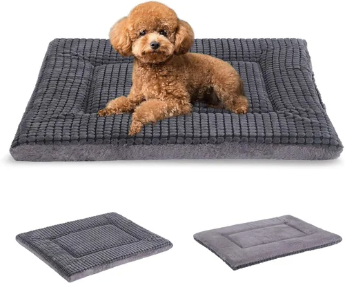 Vista 23 de BVAGSS Almohadilla Reversible para Jaula de Perro, Colchoneta de Cama para Mascotas de Espuma Viscoelástica, Colchón Suave y Cálido Lavable a
