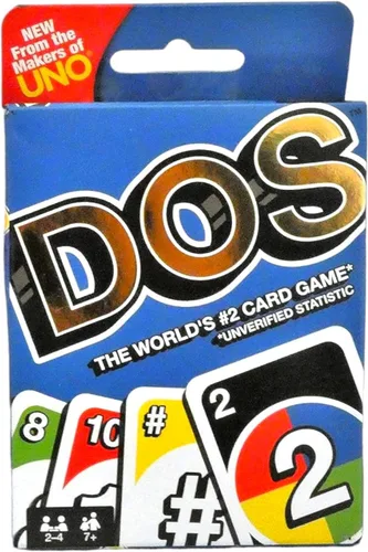 Vista 2 de Mattel Juego de cartas Uno incluido con juego de cartas Dos, multicolor