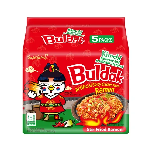 Vista 22 de Samyang Ramen / Fideos asados con pollo picante 140g - Paquete de 2