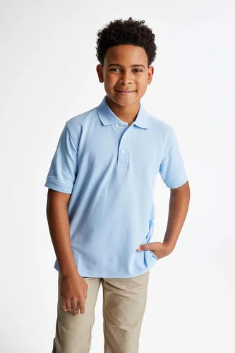 Vista 6 de French Toast Camisa de uniforme de polo piqué de manga corta para niños (estándar y husky)