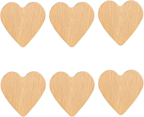 Vista 9 de 6 pomos de madera para gabinetes de animales, tiradores decorativos de madera con tornillos, manijas de muebles con forma de cabeza de oso