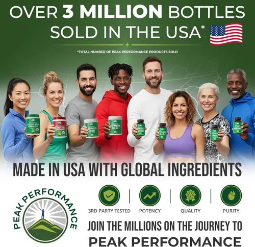 Vista 4 de Peak Performance Vitamina D avanzada de 5000 UI con los 3 tipos de vitamina K, vitamina D3 y vitamina K2, K1, MK-7 (MK7), suplemento MK4. 60