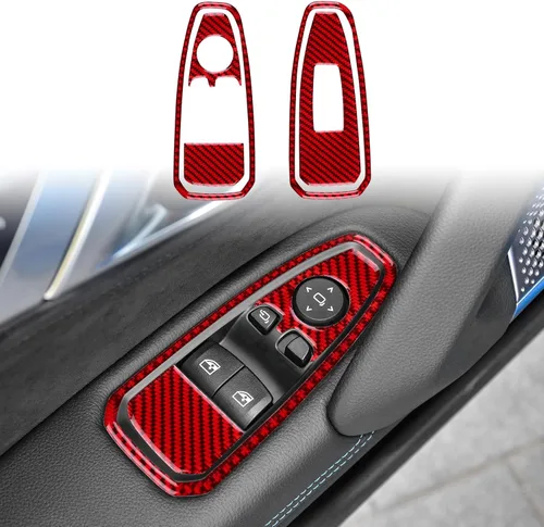 Vista 10 de Fibra de carbono, para BMW Z4 G29 2019 2020 2021 2022 2023, accesorios para puerta de automóvil, cubierta de marco de altavoz de audio para puerta