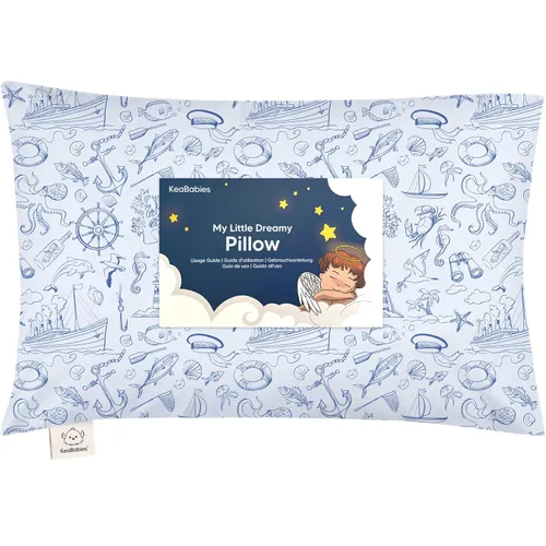 Vista 39 de Almohada para niños pequeños con funda - 13 x 18 pulgadas My Little Dreamy Almohada de viaje para niños pequeños para dormir, funda de almohada