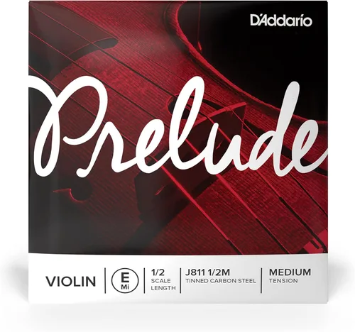 Vista 34 de D'Addario Prelude Violín de cuerda simple, cuerda en G individual, escala 4/4, tensión media - J814 4/4M - Núcleo de acero sólido, tono cálido