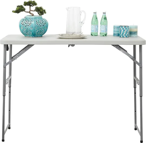 Vista 10 de Mesa cuadrada de resina multiuso Office Star Work Smart 36 x 36 x 29 pulgadas, MetalPlástico/Resina, Blanco